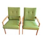 Pair of Mid Century Restored Beech Arm Chairs
